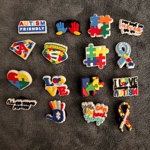 Puzzle Piece Autism Awareness Shoe Charms
